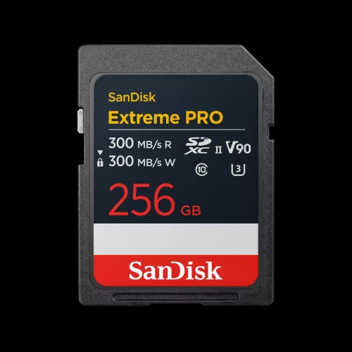 Cartão de Memória SanDisk / 256GB / UHS-II / Preto / SDSDXDM-256G-GN4IN_0