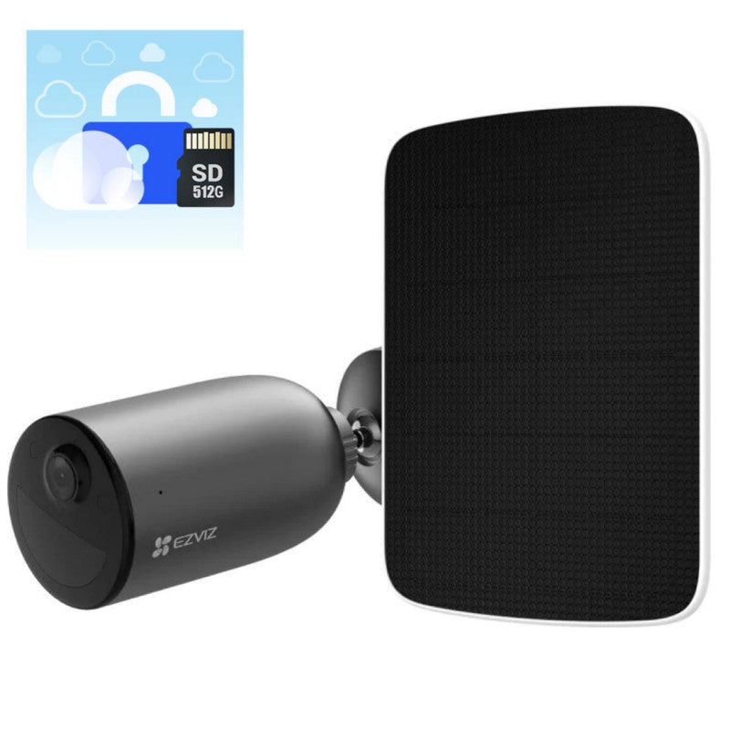 EZVIZ EB3 4G KIT  CAMARA DE VIDEO VIGILANCIA DE EXTERIOR CON BATERIA 4G_1