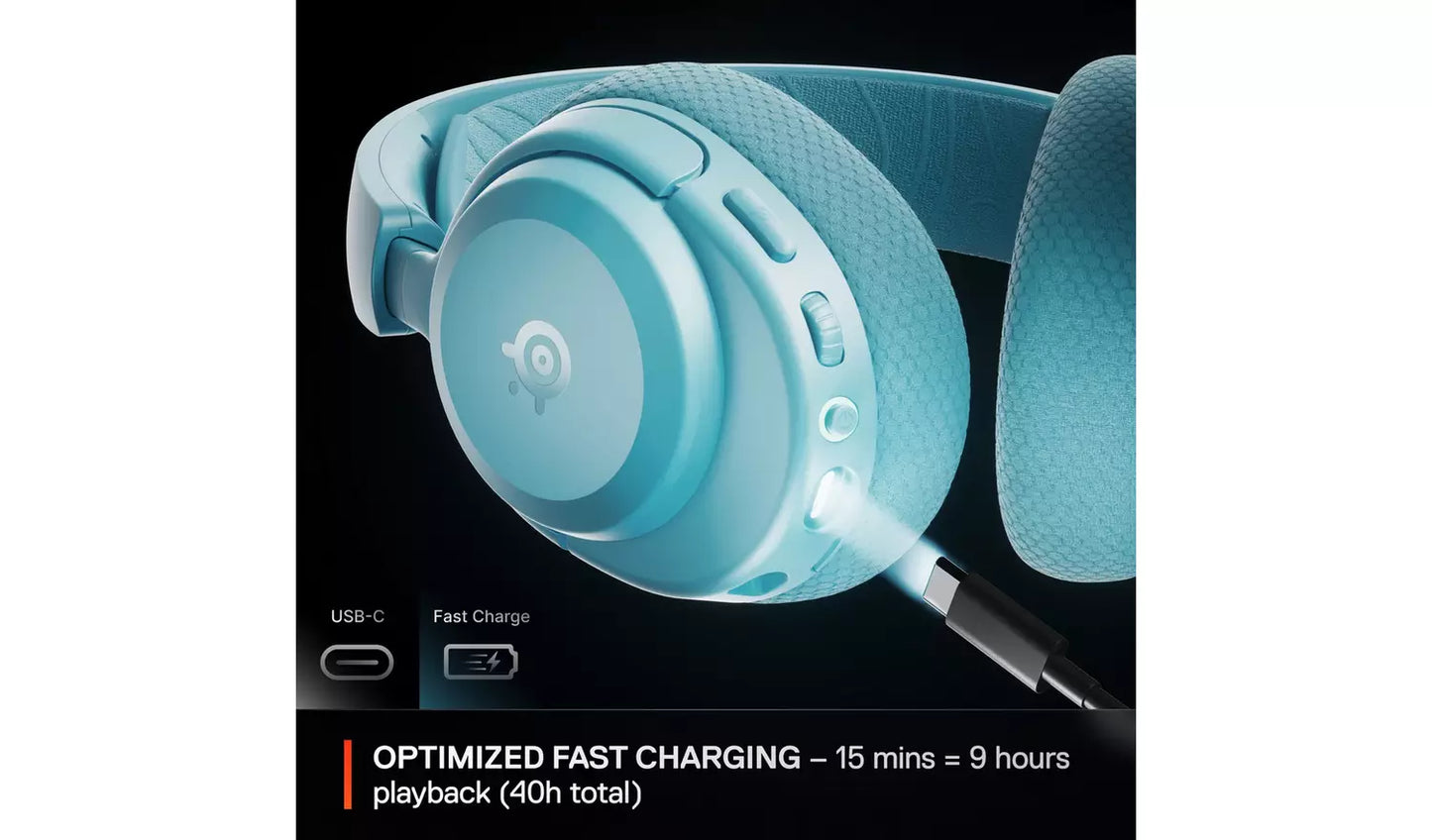 Steelseries Arctis Nova 3P Auriculares InalÃ¡mbrico Diadema MÃºsica/uso diario Bluetooth Color aguamarina_1