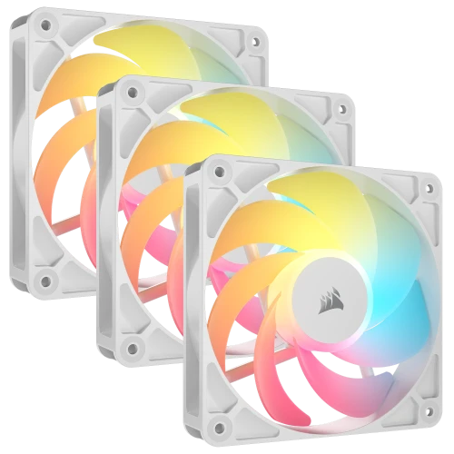 Corsair RS120-R ARGB Carcasa del ordenador Ventilador 12 cm Blanco 3 pieza(s)_0