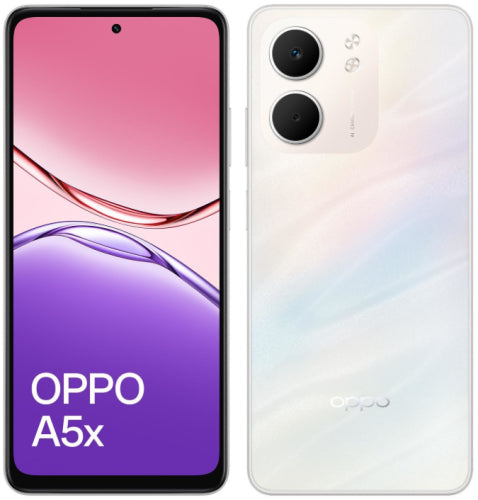 OPPO A5x 16,9 cm (6.67") SIM doble 4G USB Tipo C 4 GB 128 GB 6000 mAh Blanco_0