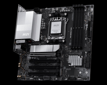 PLACA MSI PRO B850M-P WIFI,AMD,AM5,B850,4DDR5,256GB,1HDMI+1DP,4SATA3+3M.2,5GBLAN+WIFI7+BT5.4,7USB3.2,MATX_1