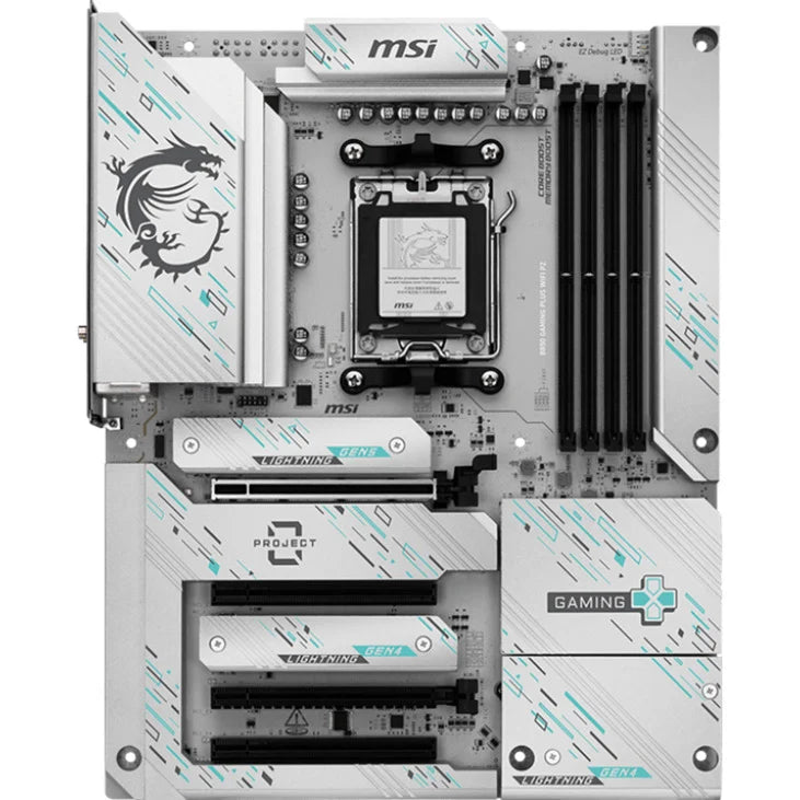 PLACA MSI B850 GAMING PLUS WIFI PZ,AMD,AM5,B850,4DDR5,256GB,1DP,4SATA3+3M.2,5GBLAN+WIFI7+BT5.4,4USB3.2,ATX_1