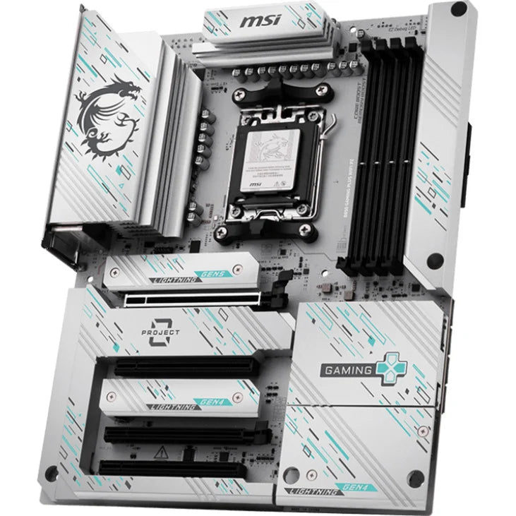 PLACA MSI B850 GAMING PLUS WIFI PZ,AMD,AM5,B850,4DDR5,256GB,1DP,4SATA3+3M.2,5GBLAN+WIFI7+BT5.4,4USB3.2,ATX_2