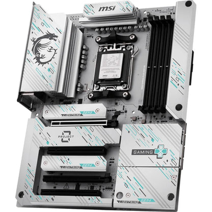 PLACA MSI B850 GAMING PLUS WIFI PZ,AMD,AM5,B850,4DDR5,256GB,1DP,4SATA3+3M.2,5GBLAN+WIFI7+BT5.4,4USB3.2,ATX_2