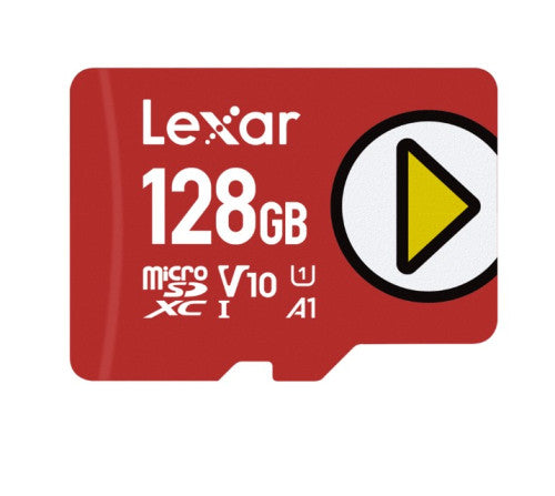 LEXAR 128GB PLAY MICROSDXCâ¢ UHS-I CARDS, UP TO 205MB/S READ, 140MB/S WRITE, C10 A2 V30 U3_0
