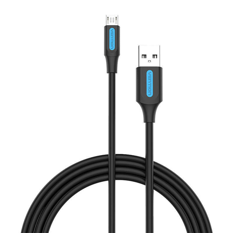 Cable USB 2.0 A to Micro USB Vention COLBI 3A 3m black_0