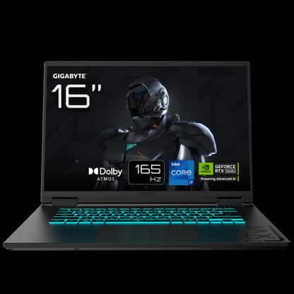 GIGABYTE GAMING A16 CWHI3ES864SD ordenador portatil Intel® Core™ i7 40,6 cm (16") WUXGA DDR5-SDRAM NVIDIA GeForce RTX 5070 Wi-Fi 6E (802.11ax) Negro_0