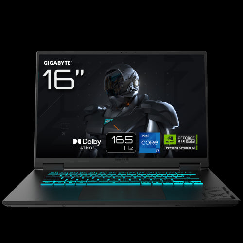 GIGABYTE GAMING A16 CWHI3ES864SD ordenador portatil Intel® Core™ i7 40,6 cm (16") WUXGA DDR5-SDRAM NVIDIA GeForce RTX 5070 Wi-Fi 6E (802.11ax) Negro_0