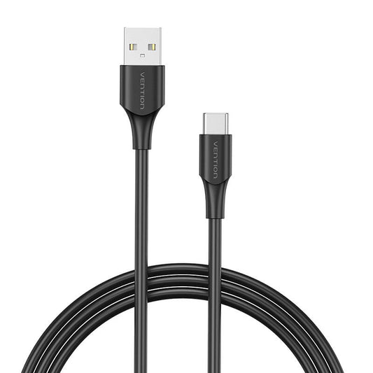USB 2.0 to USB-C cable Vention CTHBD 3A, 0.5m black_0