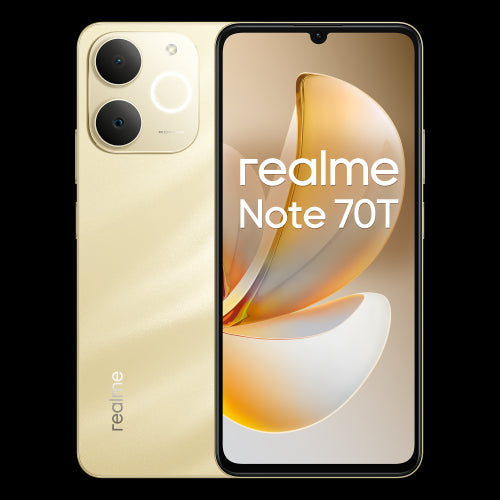 realme Note 70T 17,1 cm (6.74") SIM doble Android 15 4G USB Tipo C 4 GB 256 GB 6000 mAh Oro_0
