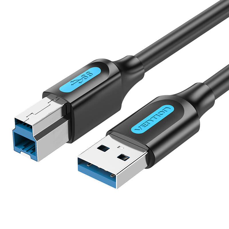 USB 3.0 A to USB-B print cable Vention COOBD 2A 0.5m Black PVC_0