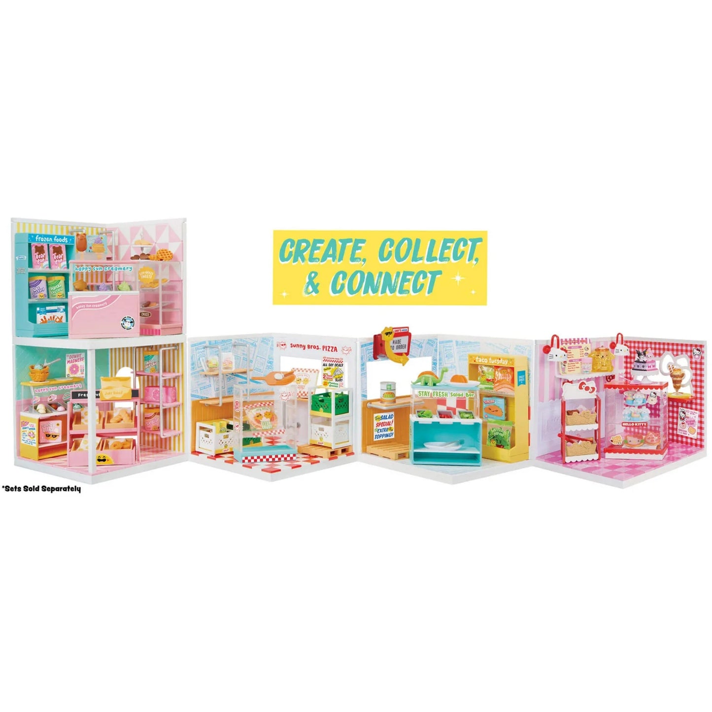 MGA Miniverse Make It Mini Spaces Hello Kitty Set de Contrução DIY