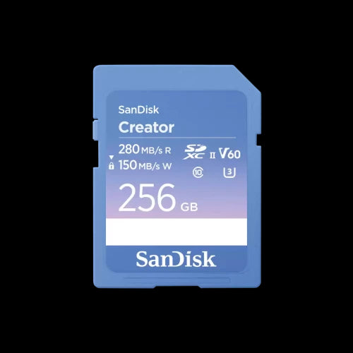 SanDisk Creator 256 GB SDXC UHS-II Clase 10_0