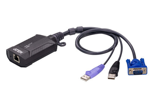 ATEN CN800-AT interruptor KVM Negro, PÃºrpura_0