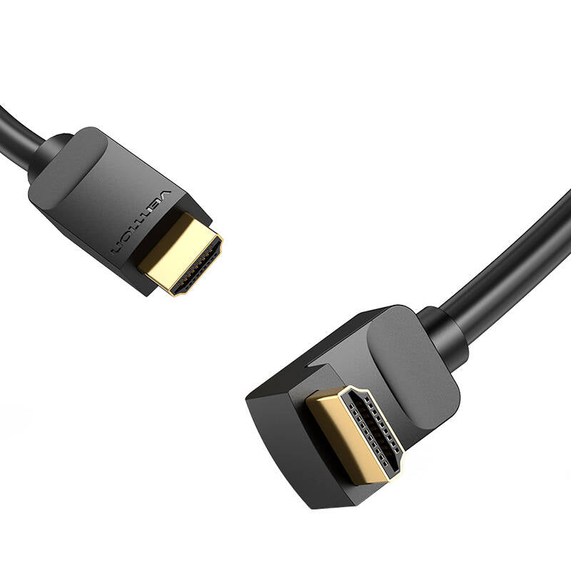 Cable HDMI 2.0 4K Acodado 90º Vention AARBG/ HDMI Macho - HDMI Macho/ 1.5m/ Negro_4