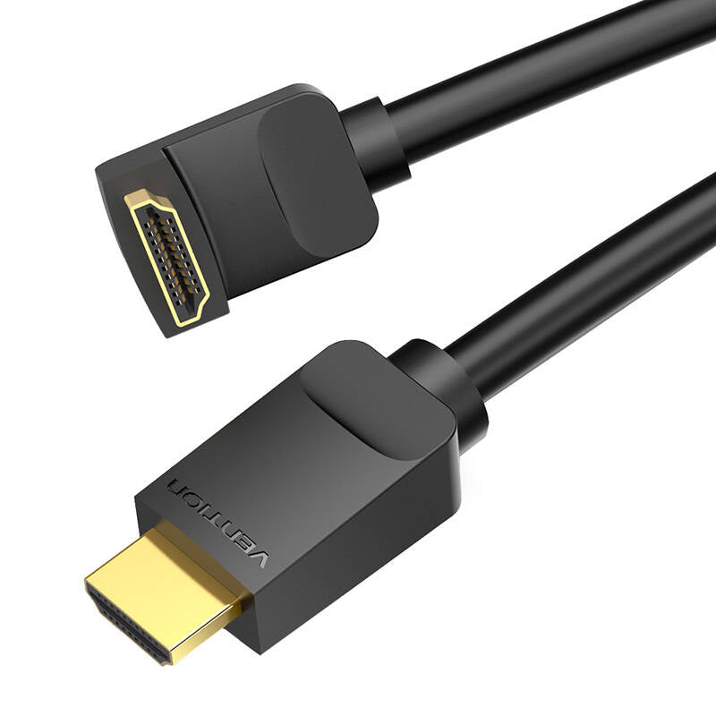 Cable HDMI 2.0 4K Acodado 90º Vention AARBG/ HDMI Macho - HDMI Macho/ 1.5m/ Negro_5