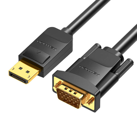 DisplayPort to VGA Cable Vention HBLBI 3m, 1080P 60Hz(Black)_0