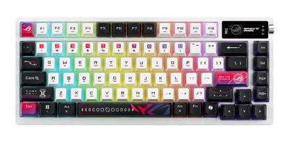 ASUS ROG Azoth X teclado Juego USB + RF Wireless + Bluetooth Negro, Blanco_0