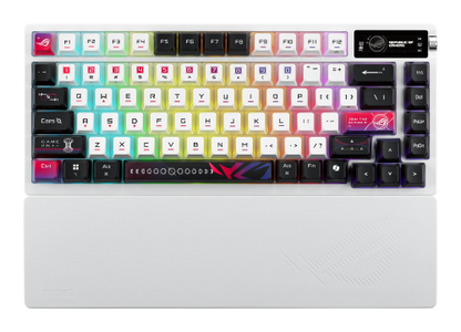 ASUS ROG Azoth X teclado Juego USB + RF Wireless + Bluetooth Negro, Blanco_2