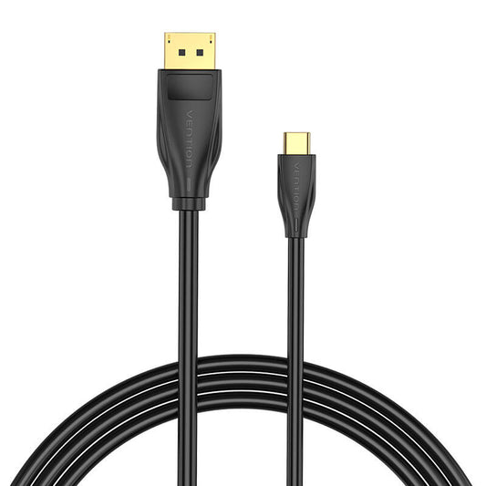 USB-C to DisplayPort 1.4 Cable Vention CGYBH, 2m, 8K 60Hz/4K 120Hz (black)_0