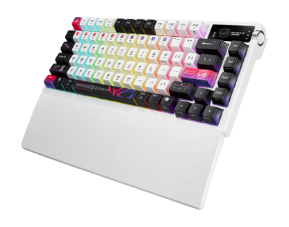 ASUS ROG Azoth X teclado Juego USB + RF Wireless + Bluetooth Negro, Blanco_3