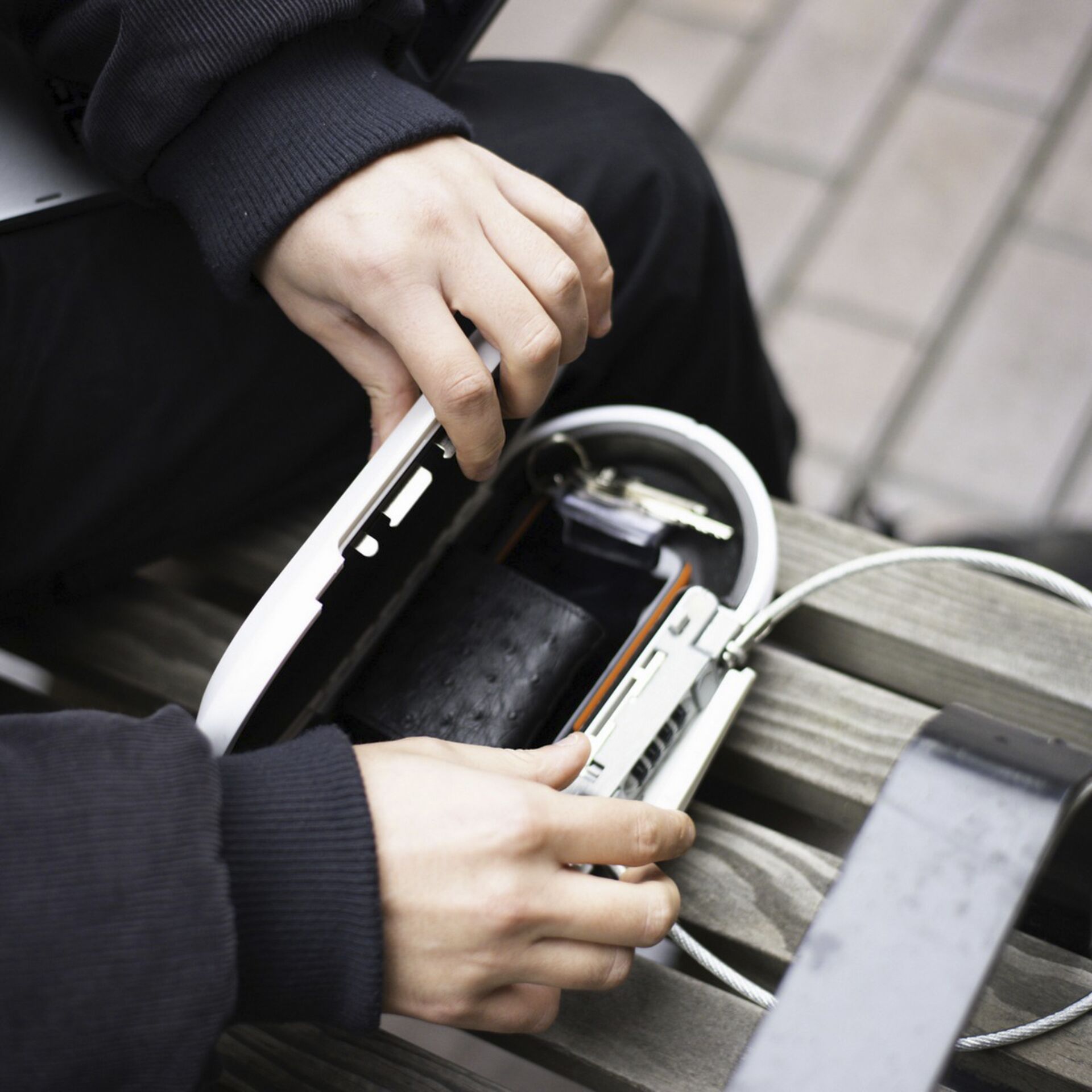 Cofre Pequeno Portátil Master Lock Combinação 4 Digitos 17026450_5