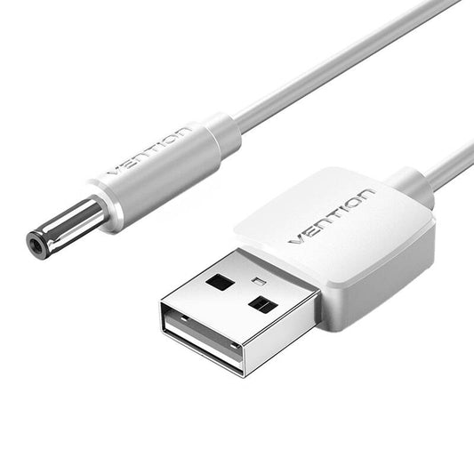 Cable Conversor USB Vention CEXWG/ USB Macho - DC 3.5mm Macho/ 1.5m/ Blanco_0