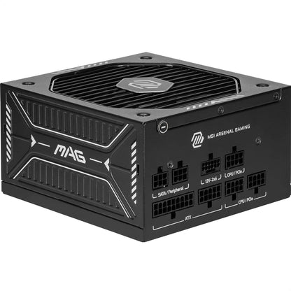 FUENTE ALIMENTACION MSI MAG A750GLS PCIE5,PSU,750W,80 PLUS GOLD,MODULAR,120MM,ACTIVE PFC,PCI-E 5.0 (16 PIN)X1,PCI-E (6+2 PIN)X4,SATA (15 PIN)X5_2