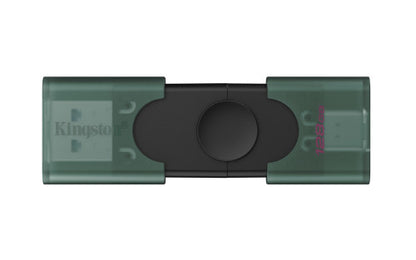 Kingston Technology DataTraveler 128GB USB-A + USB-C 3.2 Gen 1 DuoG2_0