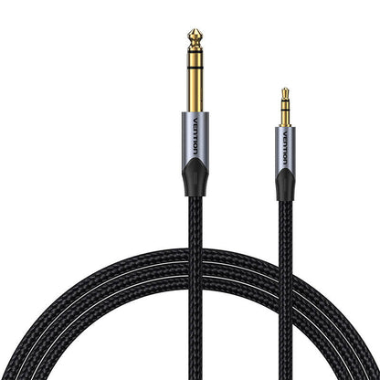 Cable Estéreo Vention BAUHH/ Jack 3.5 Macho - Jack 6.3 Macho/ 2m/ Gris_1