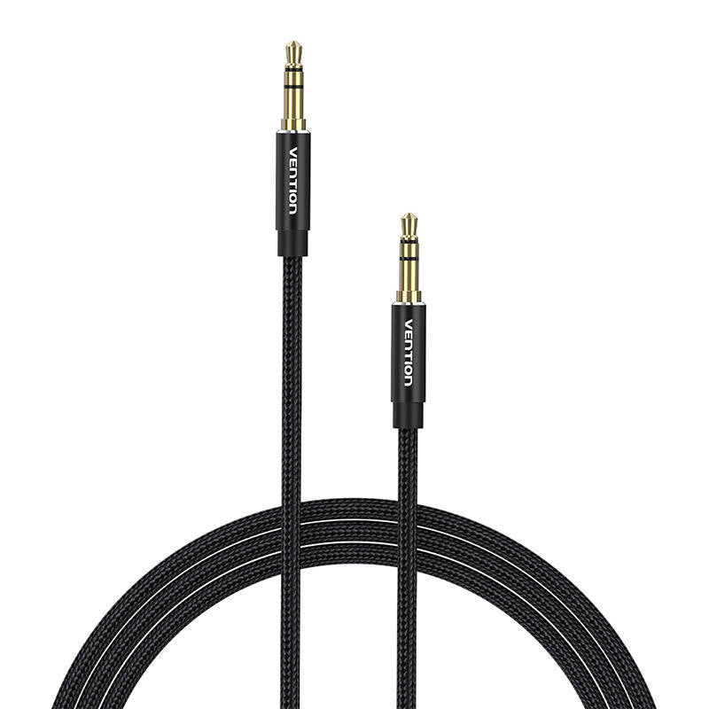 Cable Audio Micro Jack 3.5mm Vention BAWBG 1,5m Black_0
