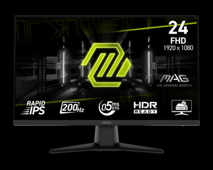 MSI MAG 242F pantalla para PC 60,5 cm (23.8") 1920 x 1080 Pixeles Full HD LCD Negro_0