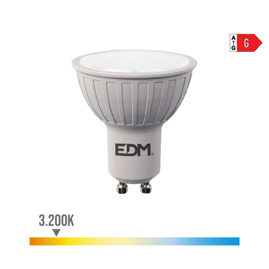 LÃ¢mpada dicroica led regulÃ¡vel gu10 6w 500lm 3200k luz quente Ã¸5x5,5cm edm_0