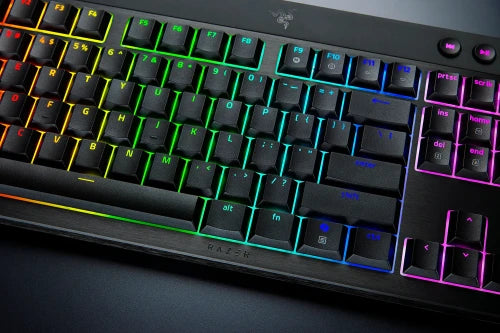 Razer BlackWidow V4 Low-Profile HyperSpeed teclado Juego USB + RF Wireless + Bluetooth QWERTY Internacional de EE.UU. Negro_2