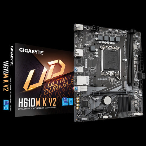 Mainboard GIGABYTE H610M K V2 / Preto_0