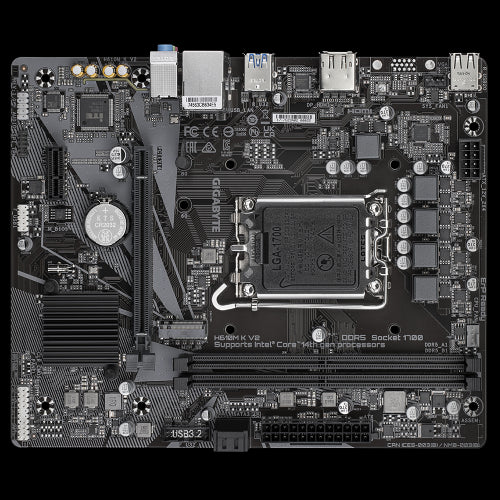 Mainboard GIGABYTE H610M K V2 / Preto_3