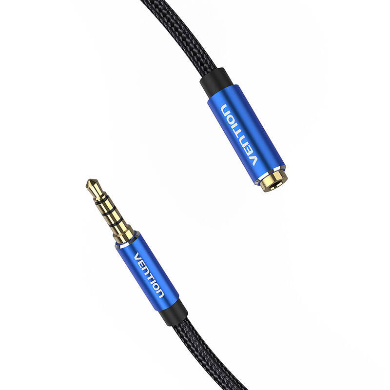 Cable Estéreo Vention BHCLJ/ Jack 3.5 Macho - Jack 3.5 Hembra/ 5m/ Azul_3