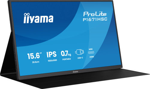 iiyama Monitor portable P1671HSC-B1 P1671HSCB1 (P1671HSC-B1)_1