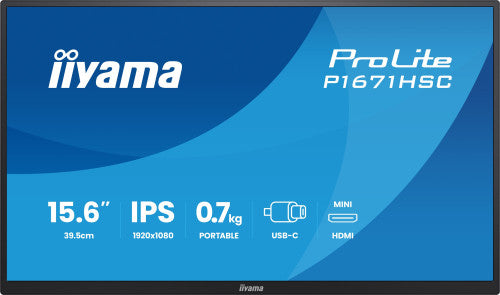 iiyama Monitor portable P1671HSC-B1 P1671HSCB1 (P1671HSC-B1)_2