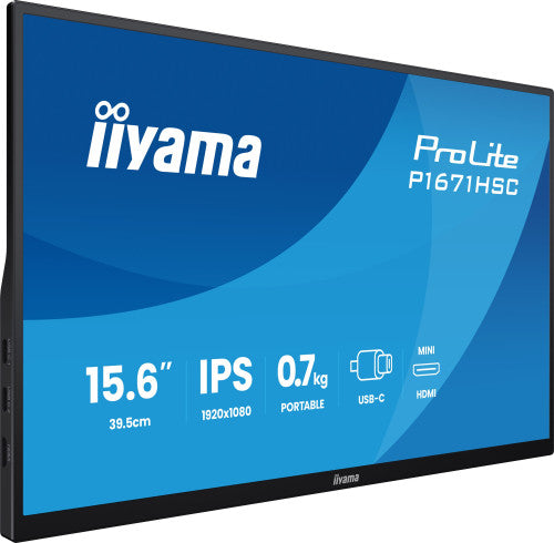 iiyama Monitor portable P1671HSC-B1 P1671HSCB1 (P1671HSC-B1)_3
