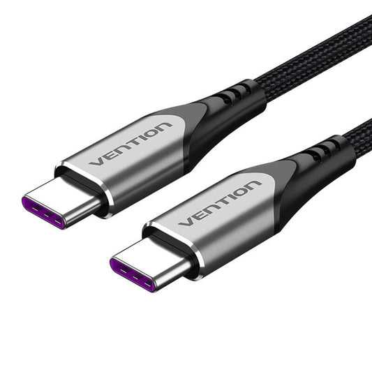 USB-C 2.0 to USB-C Cable Vention TAEHG 1.5m PD 100W Gray_0