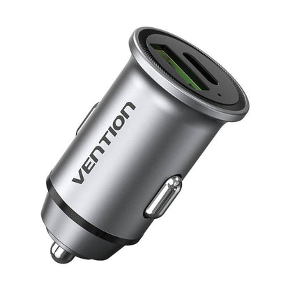 Cargador de Coche Vention FFBH0/ 1xUSB-Tipo C/ 1xUSB/ 20W_1