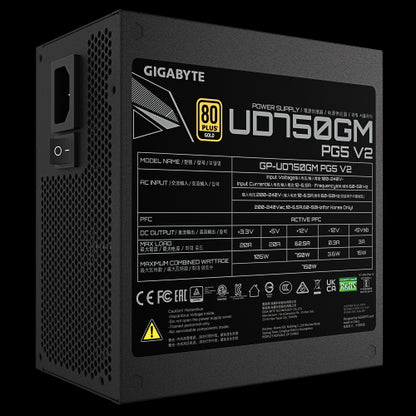 Fonte de Alimentação GIGABYTE GP-UD750GM PG5 V2 / Preto / 750W_5