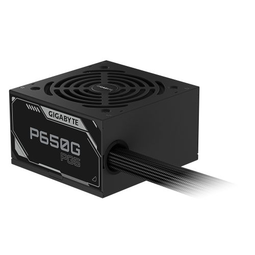 GIGABYTE P650G PCIE 5.1 Fuente de alimentación – PCIe 5.1, 80 PLUS Silver, ventilador de 120mm, compatible con ATX 3.1, enchufe EU_1