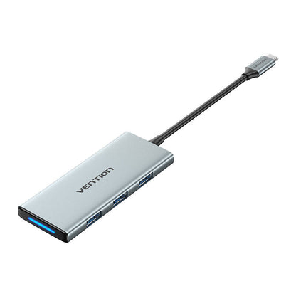 Docking USB Tipo-C Vention TOPHB/ 1xHDMI/ 3xUSB/ 1xLector Tarjetas SD y MicroSD/ Gris_1