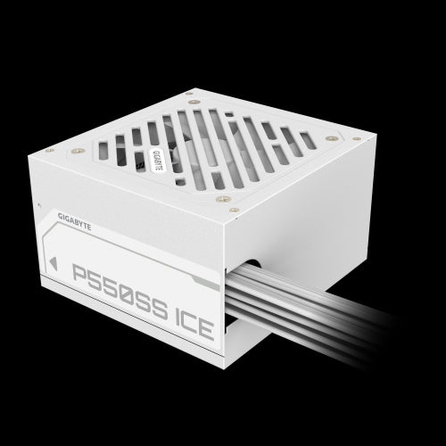 GIGABYTE P550SS ICE Fuente de AlimentaciÃ³n - PCIe 5.0, 80 PLUS Silver, Ventilador de 120 mm, Compatible con ATX 3.0, Enchufe EU_4