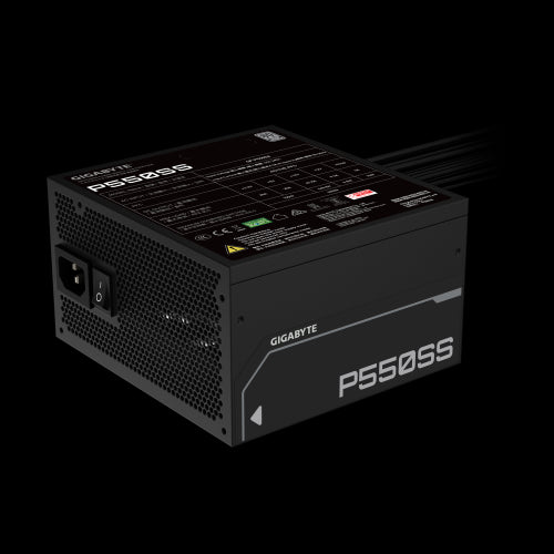 GIGABYTE P550SS Fuente de AlimentaciÃ³n - PCIe 5.0, 80 PLUS Silver, Ventilador de 120 mm, Compatible con ATX 3.0, Enchufe EU_5