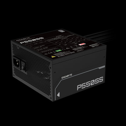 GIGABYTE P550SS Fuente de AlimentaciÃ³n - PCIe 5.0, 80 PLUS Silver, Ventilador de 120 mm, Compatible con ATX 3.0, Enchufe EU_5