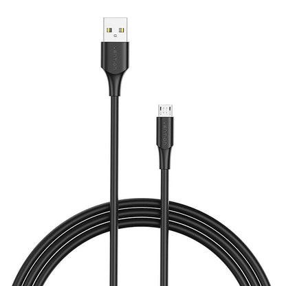 Cable USB 2.0 Vention CTIBH/ USB Macho - MicroUSB Macho/ Hasta 60W/ 480Mbps/ 2m/ Negro_1